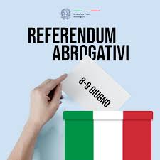 REFERENDUM ABROGATIVI EX ART. 75 DELLA COSTITUZIONE 8 E 9 GIUGNO 2025 ELETTORI RESIDENTI ALL’ESTERO ESERCIZIO DEL VOTO IN ITALIA